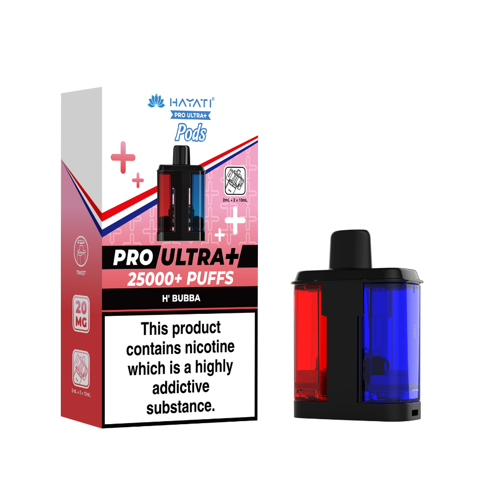 Hayati Pro Ultra Plus 25K Prefilled Pods - H'Bubba