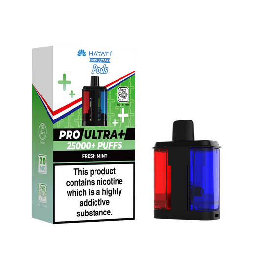 Hayati Pro Ultra Plus 25K Prefilled Pods - Fresh Mint