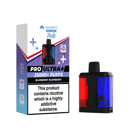 Hayati Pro Ultra Plus 25K Prefilled Pods - Blueberry Raspberry