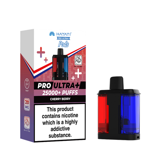 Hayati Pro Ultra Plus 25K Prefilled Pods - Cherry Berry