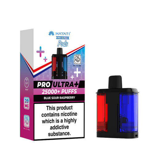 Hayati Pro Ultra Plus 25K Prefilled Pods - Blue Sour Raspberry