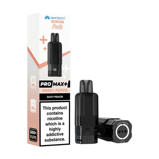 Hayati Pro Max Plus 6000 Prefilled Pod - Juicy Peach
