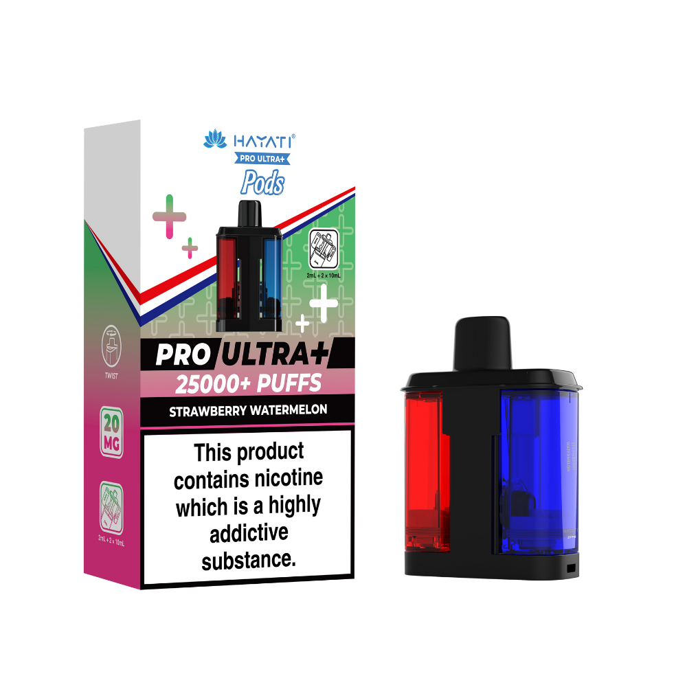 Hayati Pro Ultra Plus 25K Prefilled Pods - Strawberry Watermelon