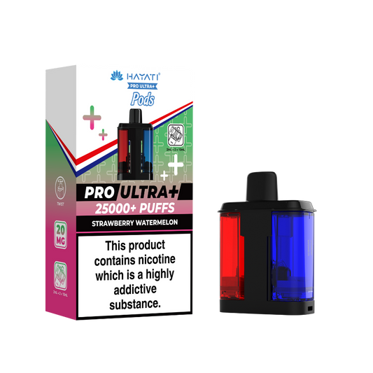 Hayati Pro Ultra Plus 25K Prefilled Pods - Strawberry Watermelon