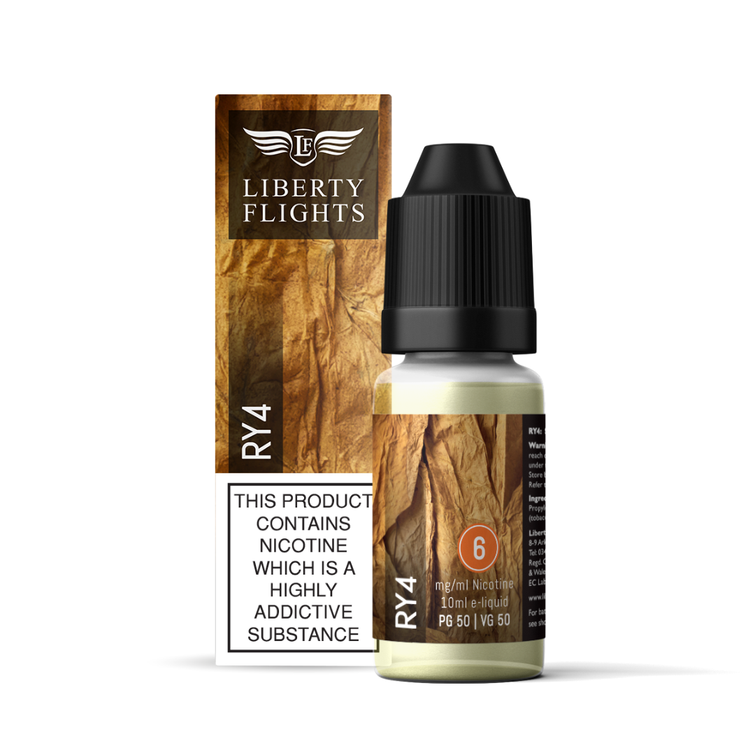 LIBERTY FLIGHTS XO - TOBACCO FLAVOURS - 10 X 10ML OFFER