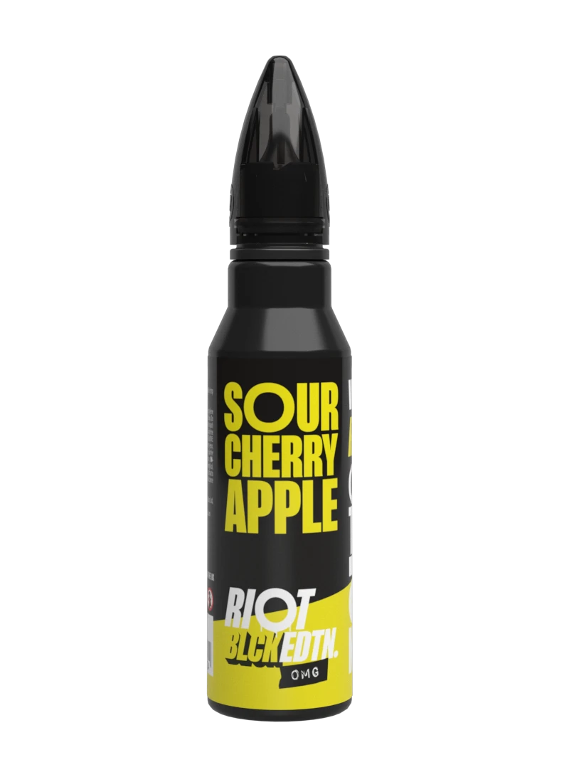 SOUR CHERRY APPLE - BLCK EDTN 50ML SHORT FILL E-LIQUID BY RIOT SQUAD