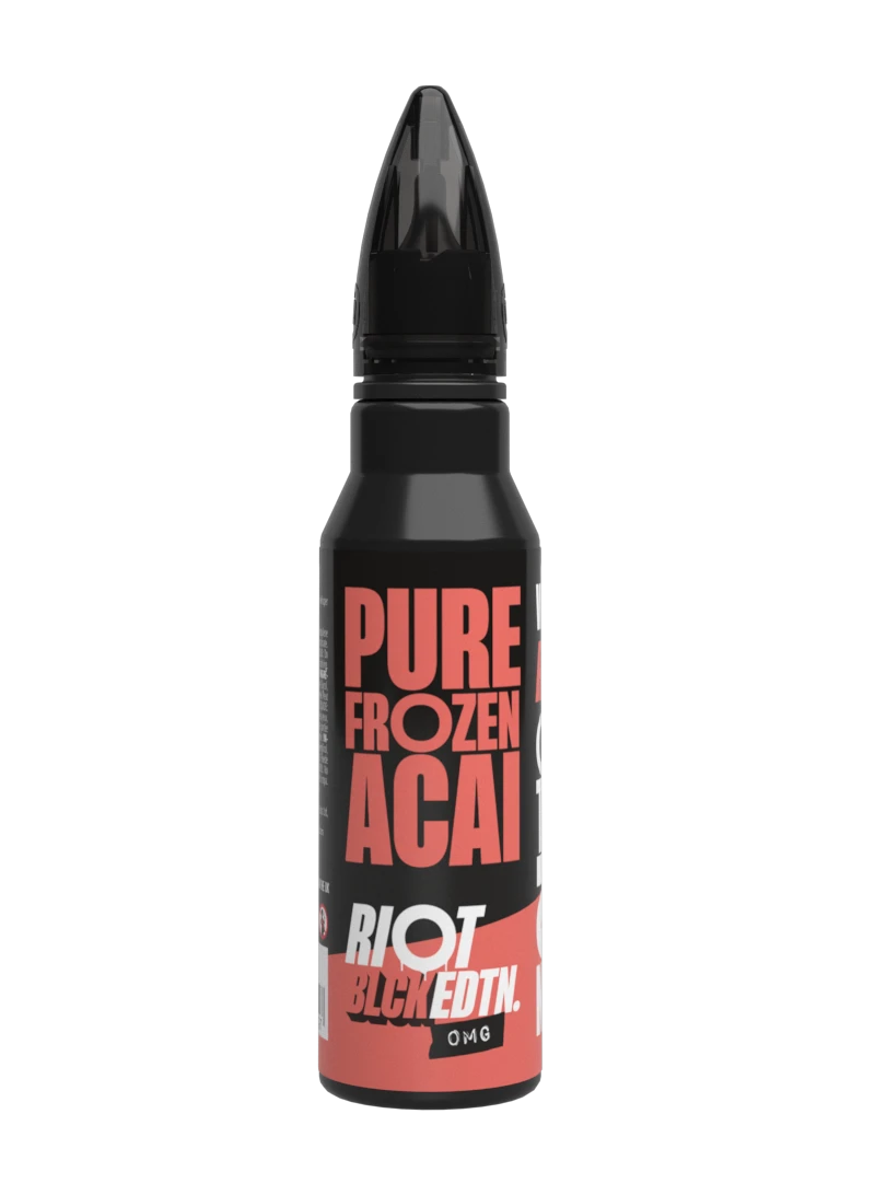 PURE FROZEN ACAI - BLCK EDTN 50ML SHORT FILL E-LIQUID BY RIOT SQUAD