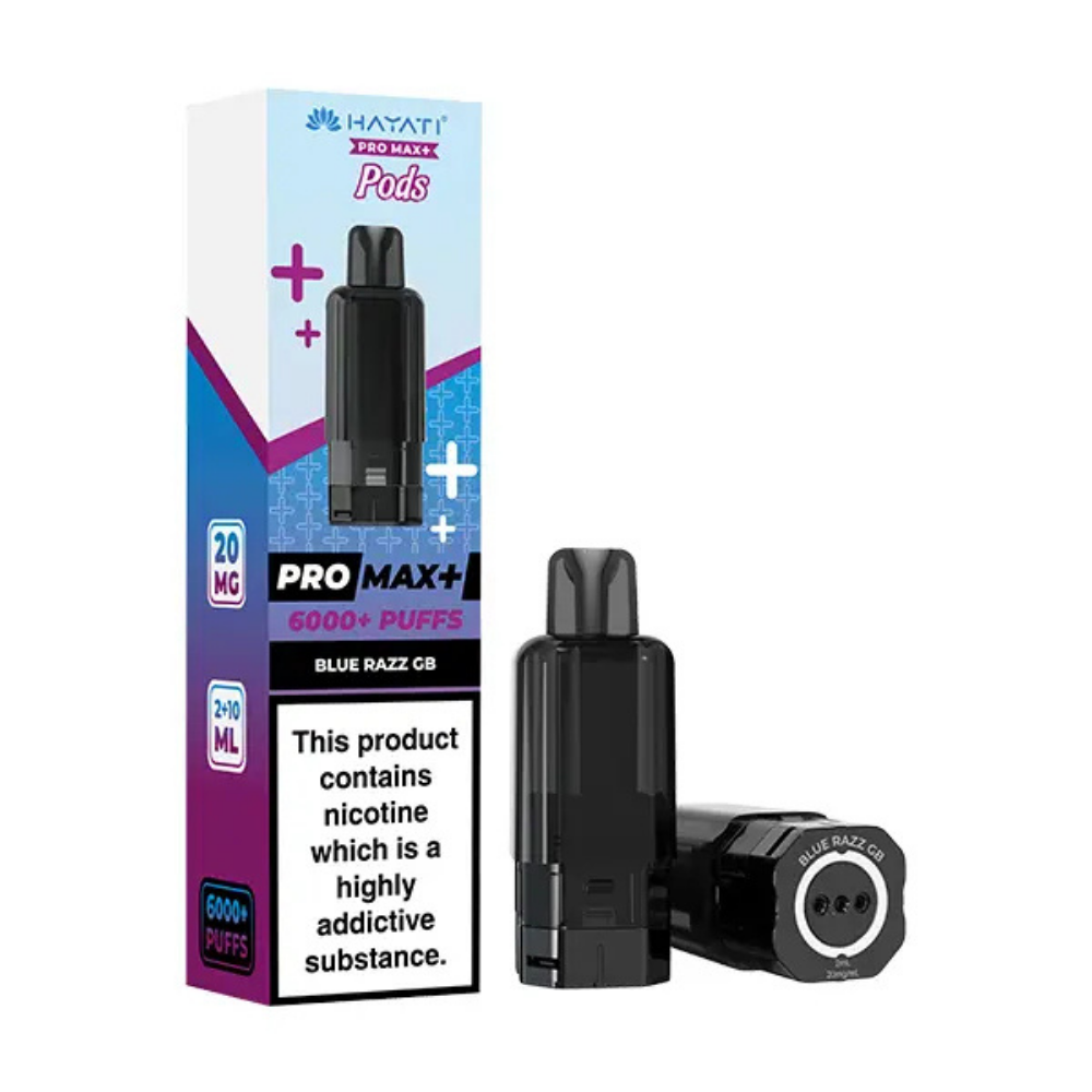 Hayati Pro Max Plus 6000 Prefilled Pod - Blue Razz GB
