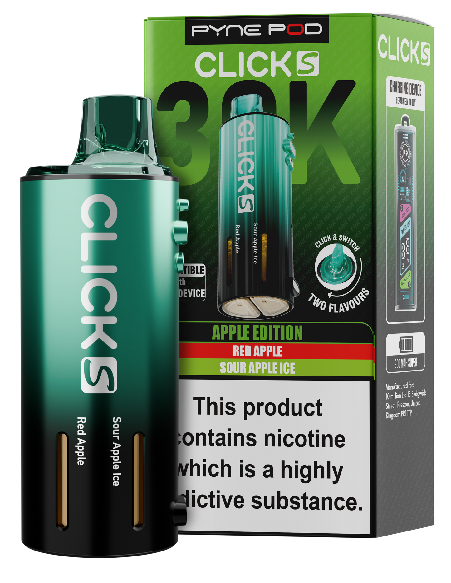 Pyne Pod Click S 30K Refill Pod