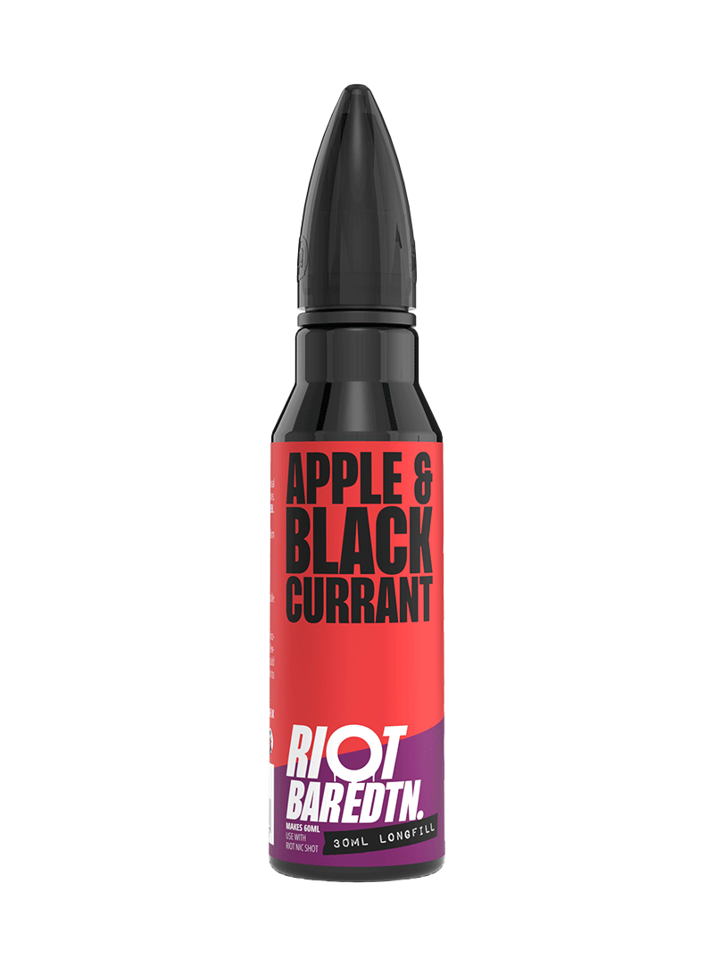 APPLE & BLACKCURRANT - LONGFILL 30ML CONCENTRATE SHORT FILL E-LIQUID BY RIOT SQUAD