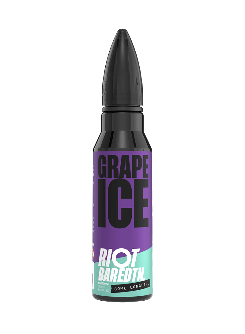 GRAPE ICE - LONGFILL 30ML CONCENTRATE SHORT FILL E-LIQUID BY RIOT SQUAD