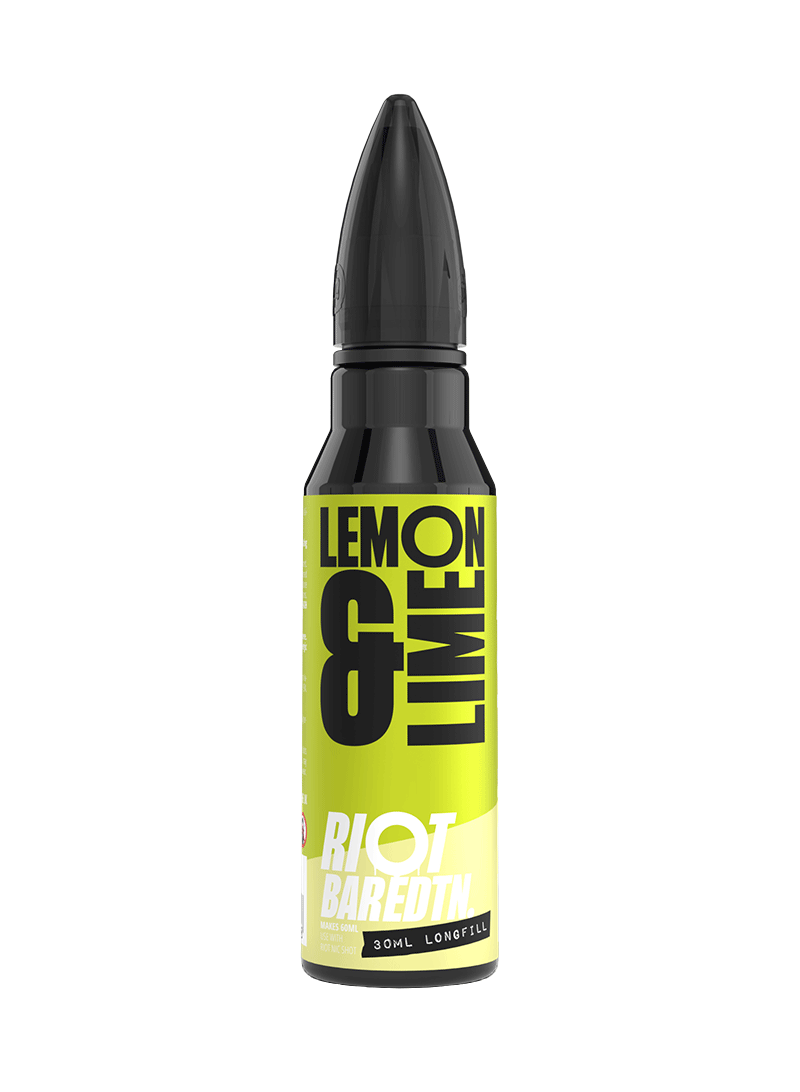 LEMON & LIME - LONGFILL 30ML CONCENTRATE SHORT FILL E-LIQUID BY RIOT SQUAD