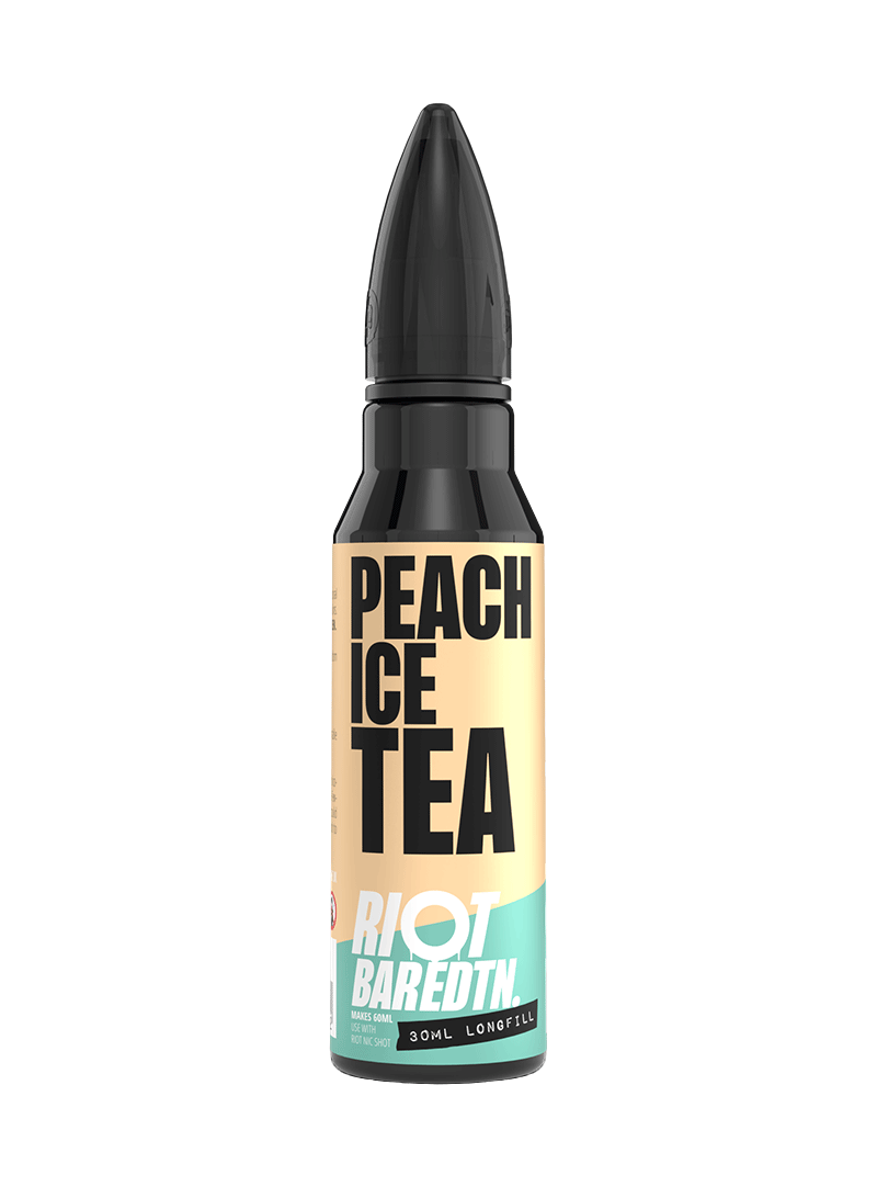 PEACH ICE TEA - LONGFILL 30ML CONCENTRATE SHORT FILL E-LIQUID BY RIOT SQUAD