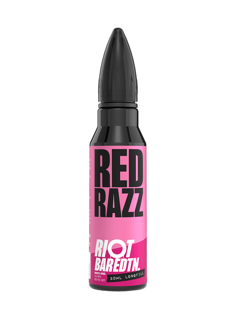 RED RAZZ - LONGFILL 30ML CONCENTRATE SHORT FILL E-LIQUID BY RIOT SQUAD