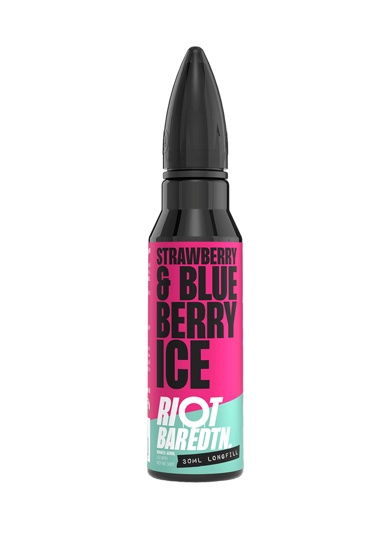 STRAWBERRY, BLUEBERRY ICE - LONGFILL 30ML CONCENTRATE SHORT FILL E-LIQUID BY RIOT SQUAD (Copy)