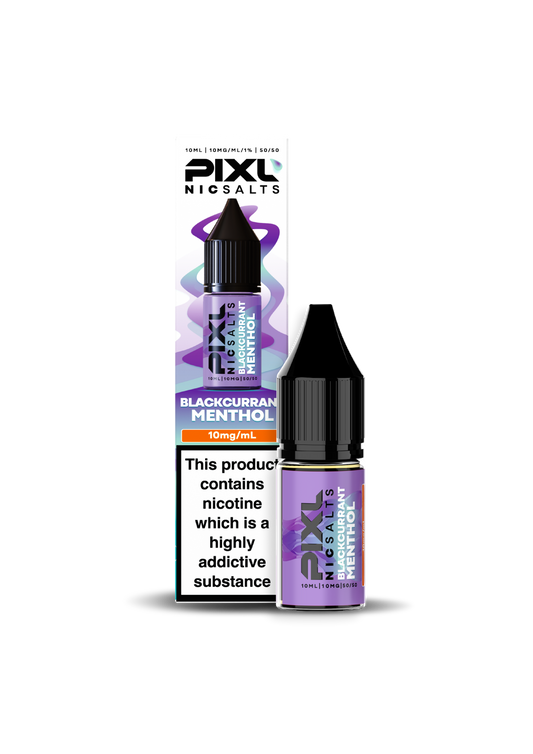 Blackcurrant Menthol E-Liquid by Pixl Nic Salts