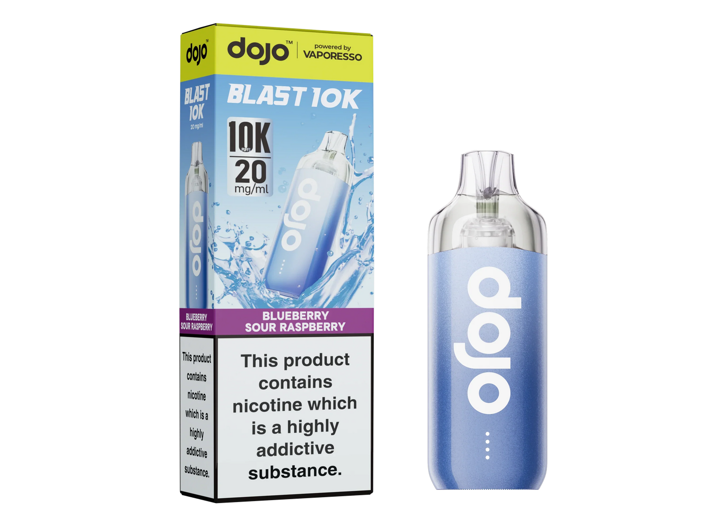 Blueberry Sour Raspberry - Vaporesso Dojo Blast 10K Prefilled Pod Kit
