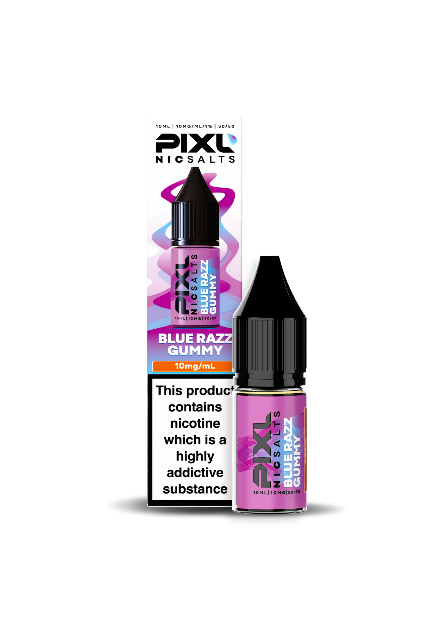 Blue Razz Gummy E-Liquid by Pixl Nic Salts