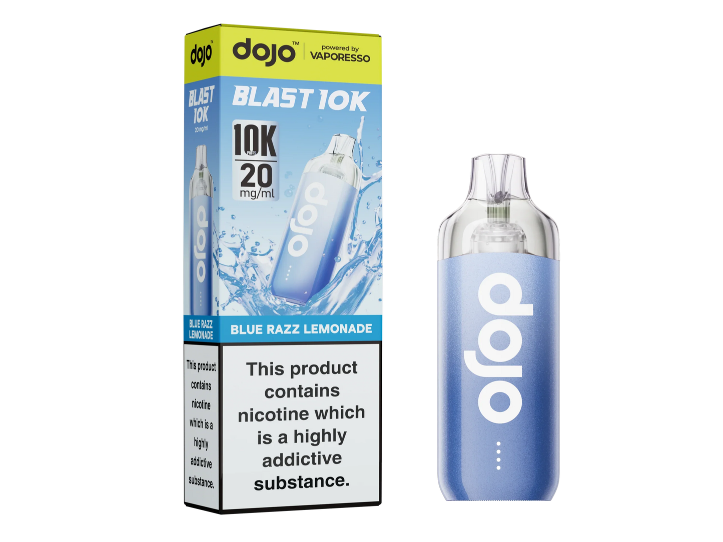 Blue Razz Lemonade - Vaporesso Dojo Blast 10K Prefilled Pod Kit