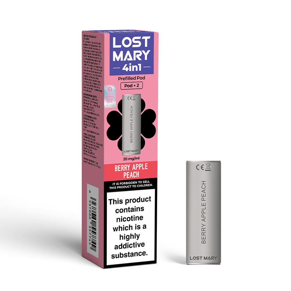 BERRY APPLE PEACH LOST MARY 4IN1 PODS