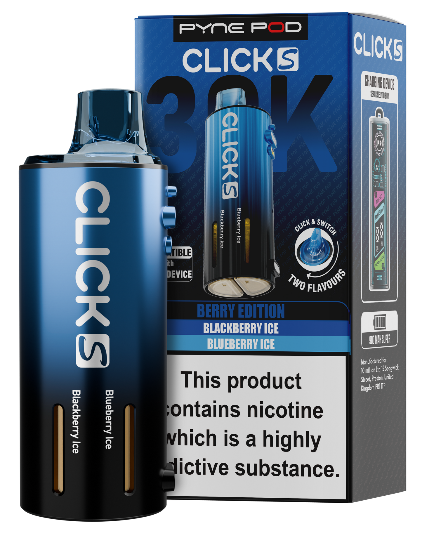 Pyne Pod Click S 30K Refill Pod