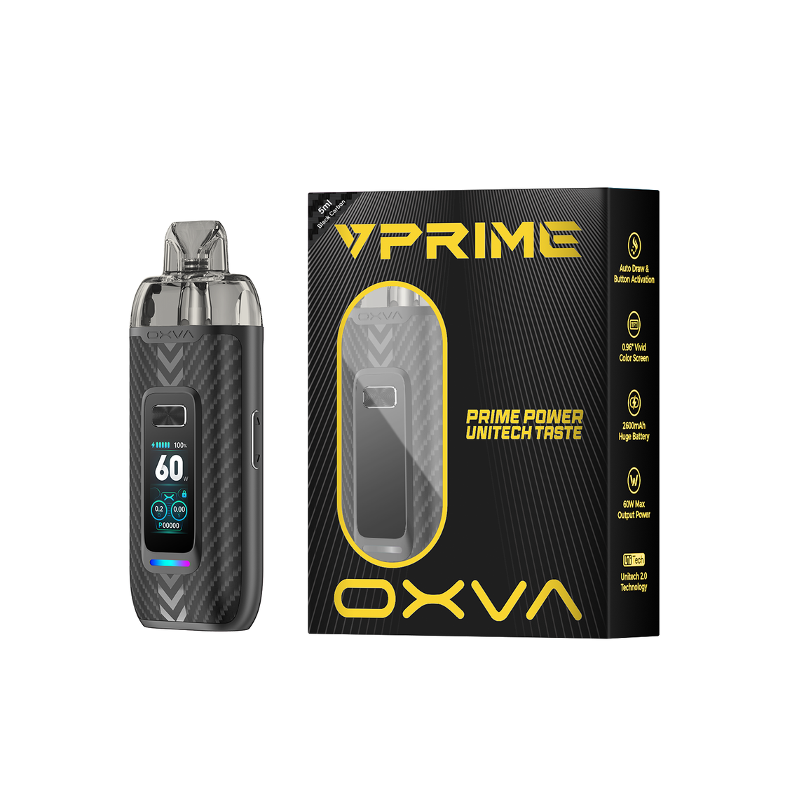 OXVA VPRIME 60W POD SYSTEM KIT - 2600MAH