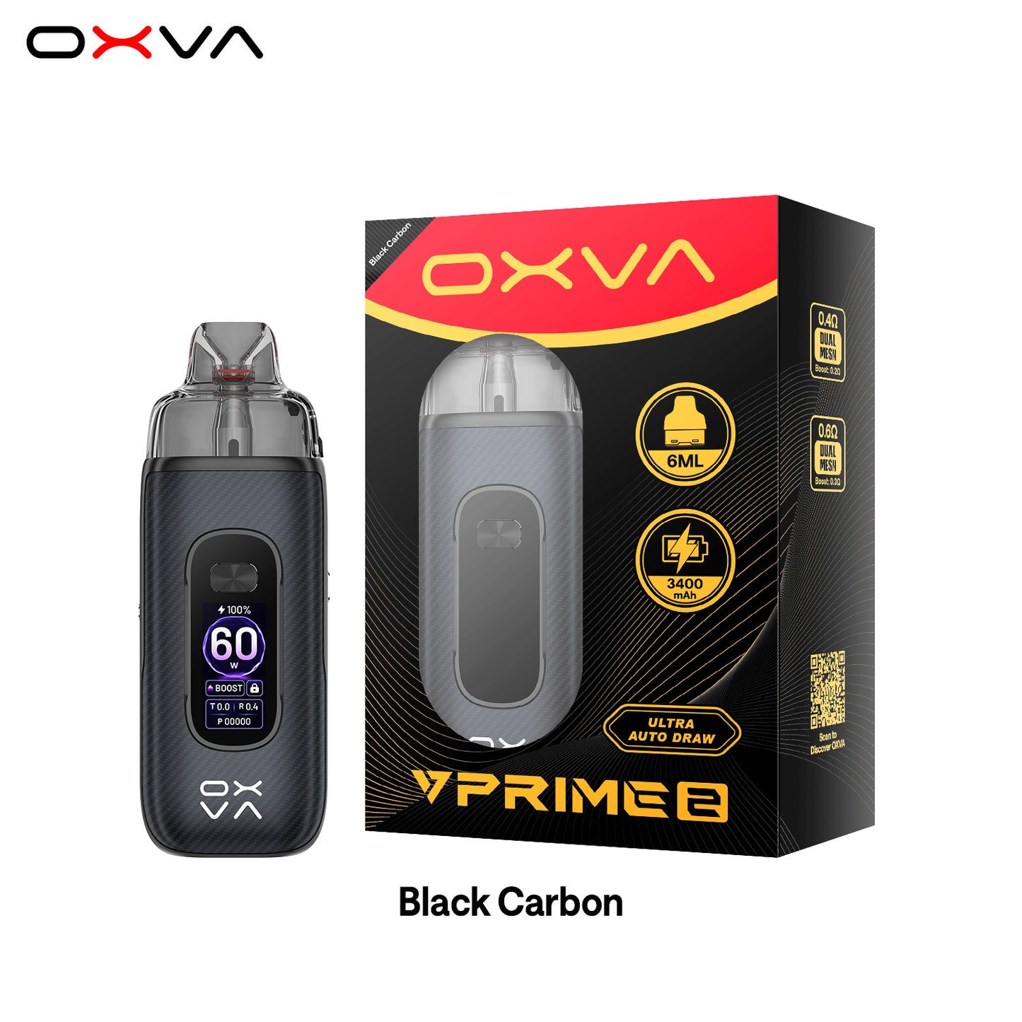 OXVA VPRIME 2 POD SYSTEM KIT - 3400MAH
