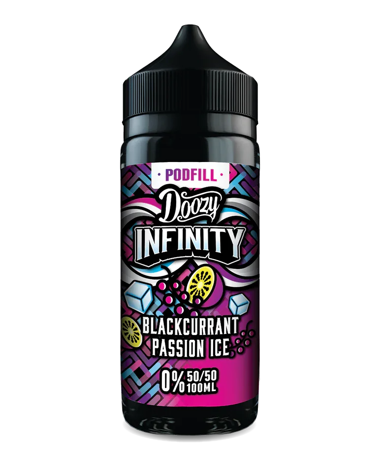 Doozy Infinity Blackcurrant Passion Ice E-Liquid Shortfill 50/50