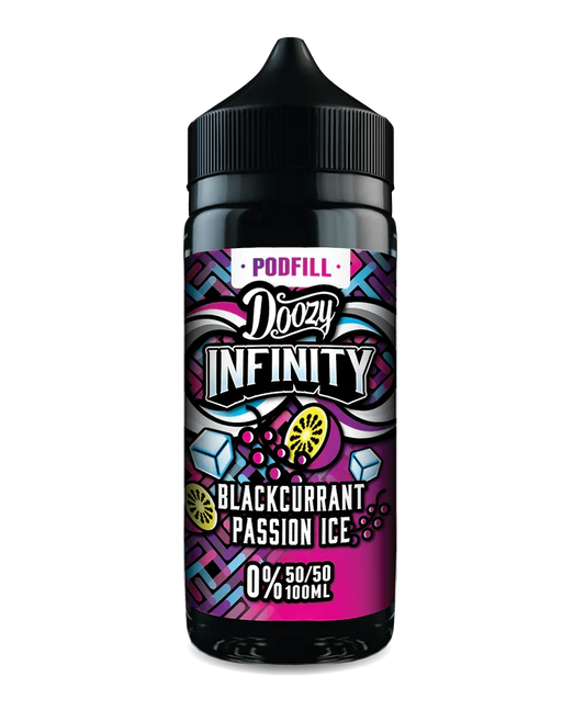 Doozy Infinity Blackcurrant Passion Ice E-Liquid Shortfill 50/50