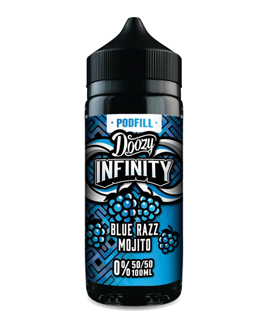 Doozy Infinity Blue Razz Mojito E-Liquid Shortfill 50/50