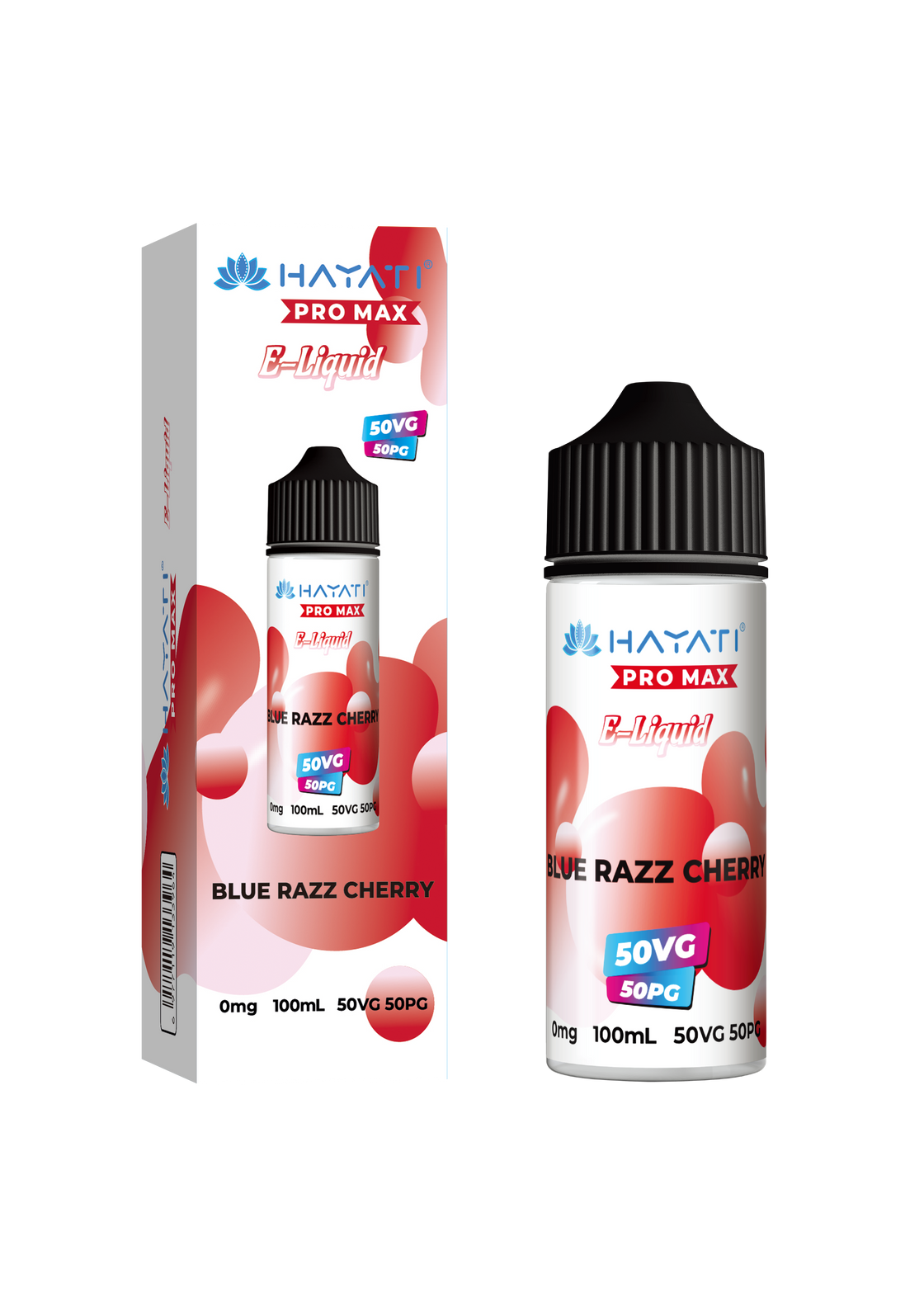 BLUE RAZZ CHERRY - HAYATI PRO MAX 100ML SHORT FILL - 50/50PG/VG E-LIQUID