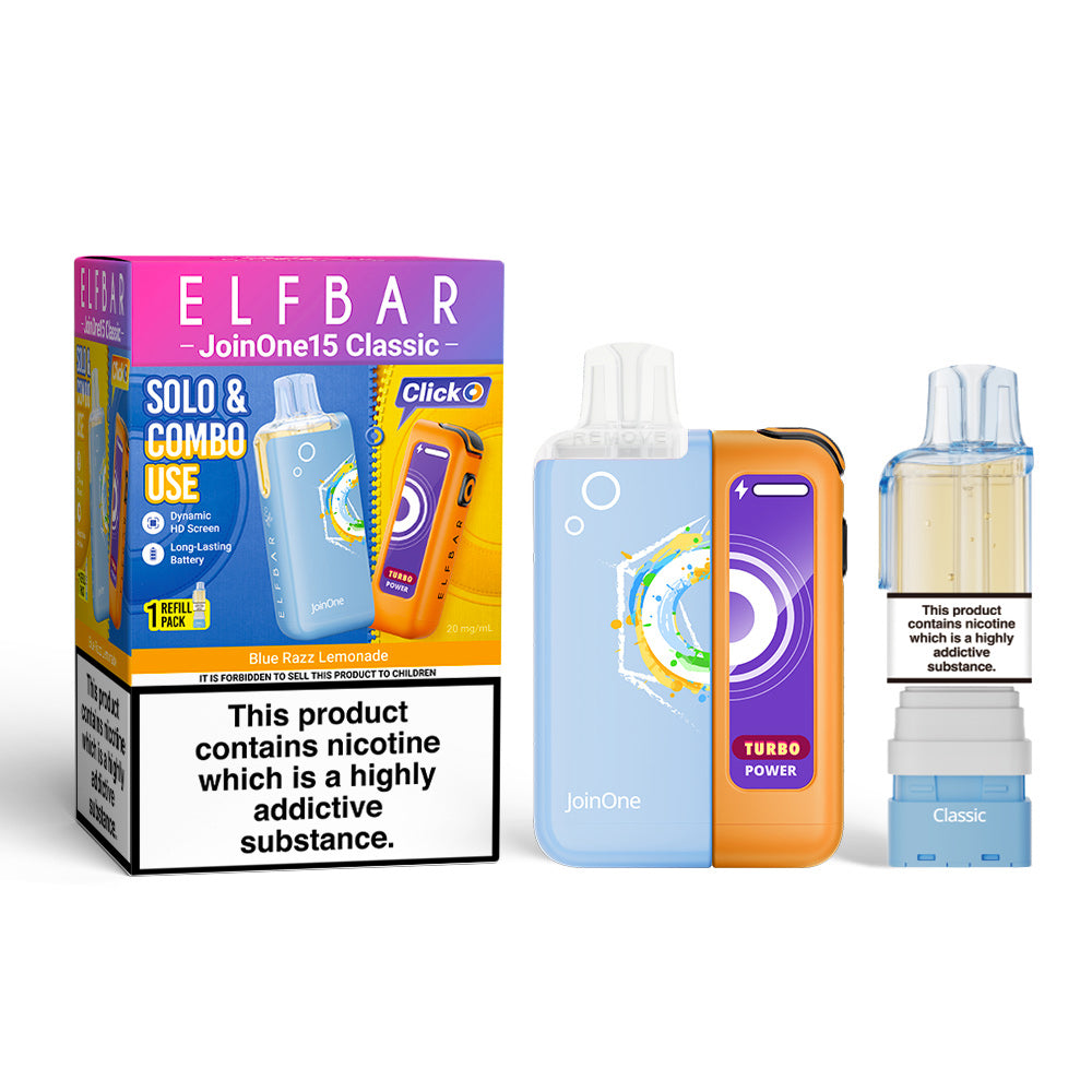 Elfbar Joinone 15 Classic Prefilled Kit - Blue Razz Lemonade