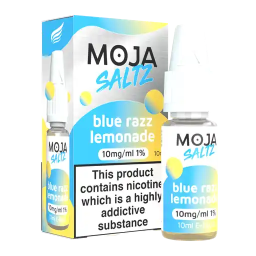 BLUE RAZZ LEMONADE ICE - 10ML NIC SALT BY MOJA SALTZ 10MG(1%) | 20MG(2%)