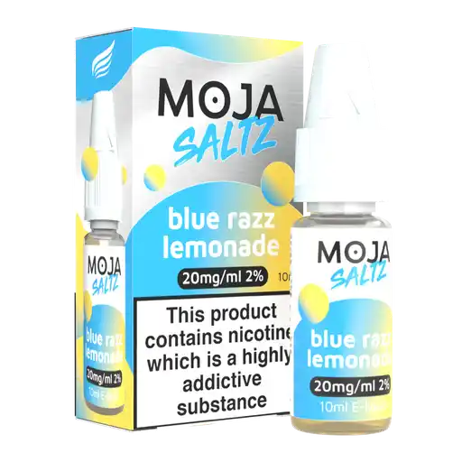 BLUE RAZZ LEMONADE ICE - 10ML NIC SALT BY MOJA SALTZ 10MG(1%) | 20MG(2%)