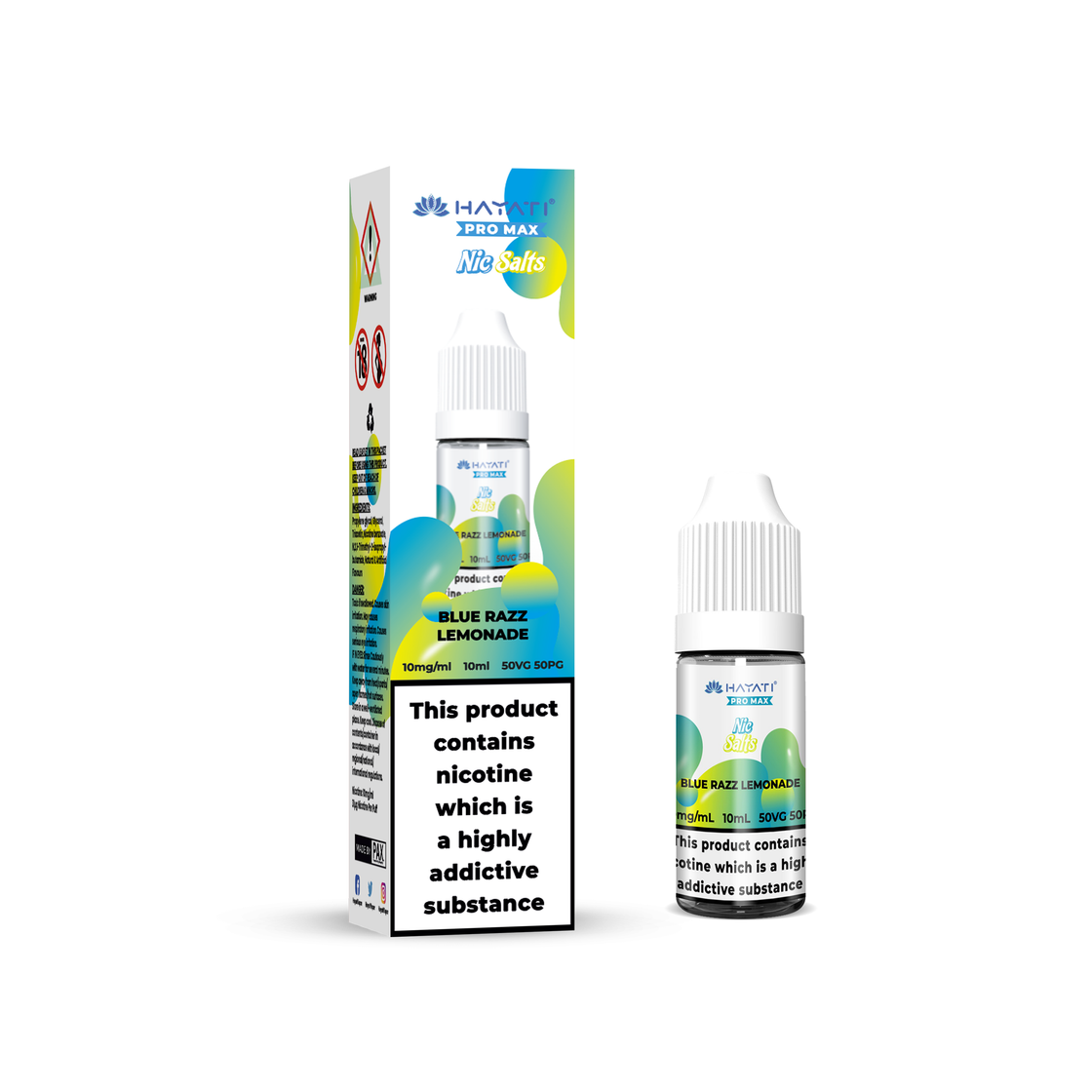 BLUE RAZZ LEMONADE 10ML NIC SALT BY HAYATI PRO MAX 10MG(1%) | 20MG(2%)