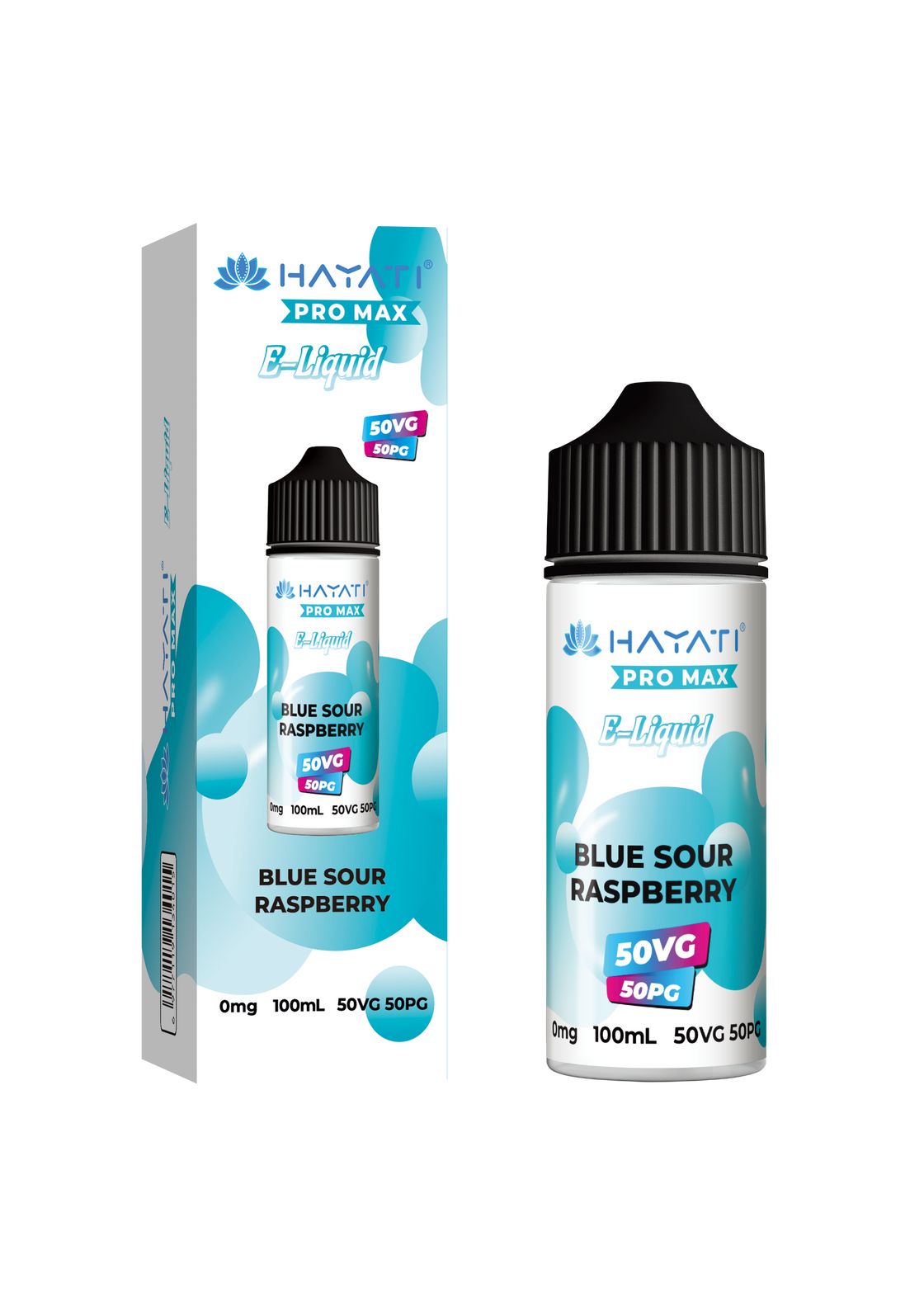 BLUE SOUR RASPBERRY - HAYATI PRO MAX 100ML SHORT FILL - 50/50PG/VG E-LIQUID