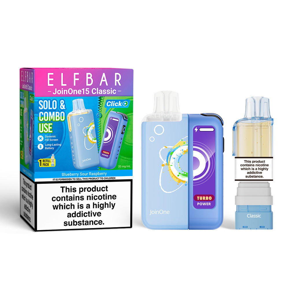 Elfbar Joinone 15 Classic Prefilled Kit - Blueberry Sour Raspberry