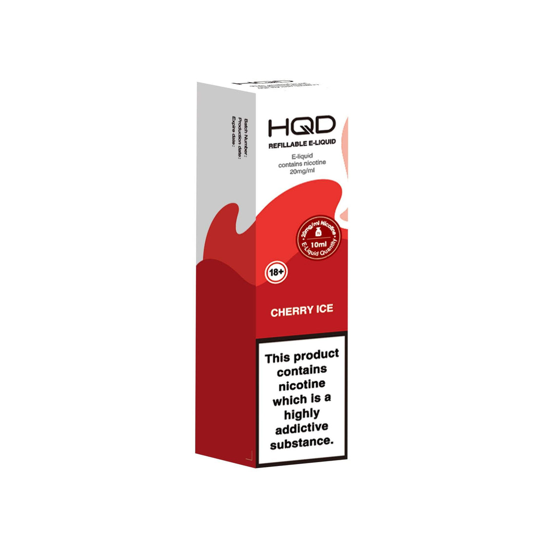 CHERRY ICE 10ML E LIQUID NICOTINE SALT BY HQD