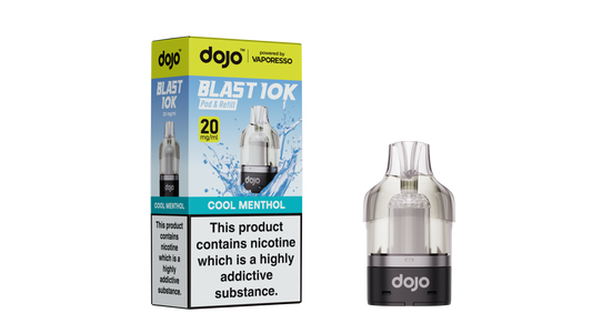 Cool Menthol - Vaporesso Dojo Blast 10K Prefilled Pod + Refill Container