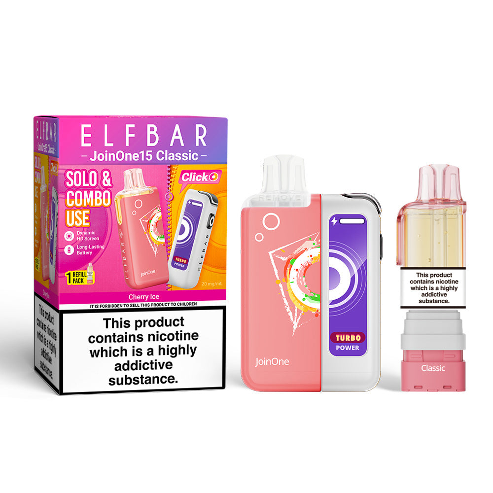 Elfbar Joinone 15 Classic Prefilled Kit - Cherry Ice