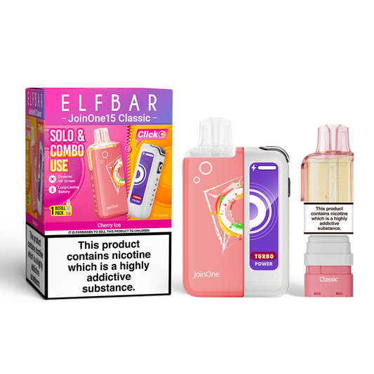 Elfbar Joinone 15 Classic Prefilled Kit - Cherry Ice