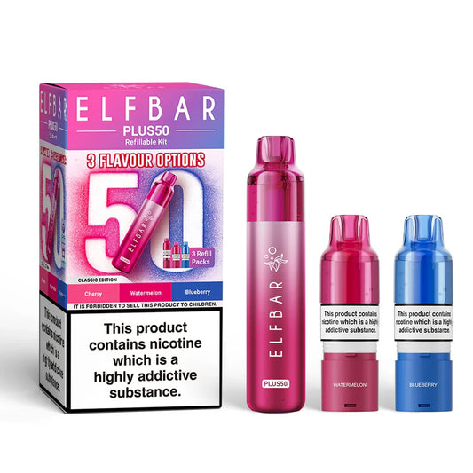 CLASSIC EDITION ELF BAR PLUS 50 PREFILLED POD KIT