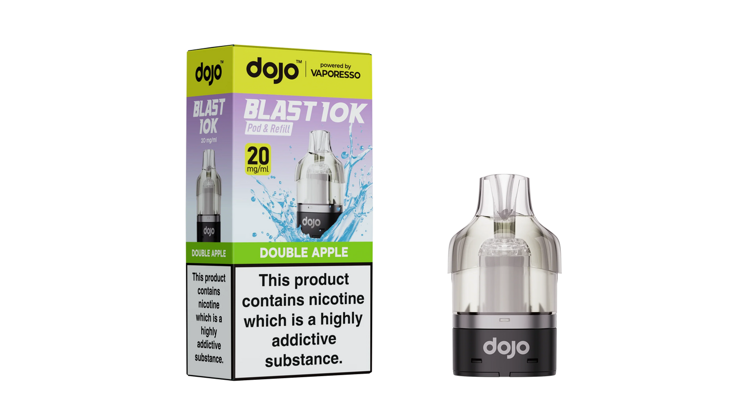 Double Apple - Vaporesso Dojo Blast 10K Prefilled Pod + Refill Container