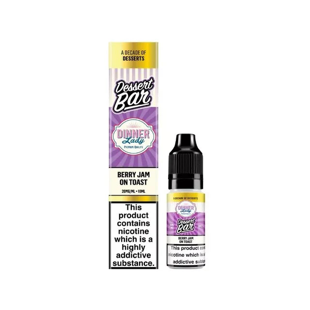Dinner Lady Berry Jam on Toast Bar Salt 10ml