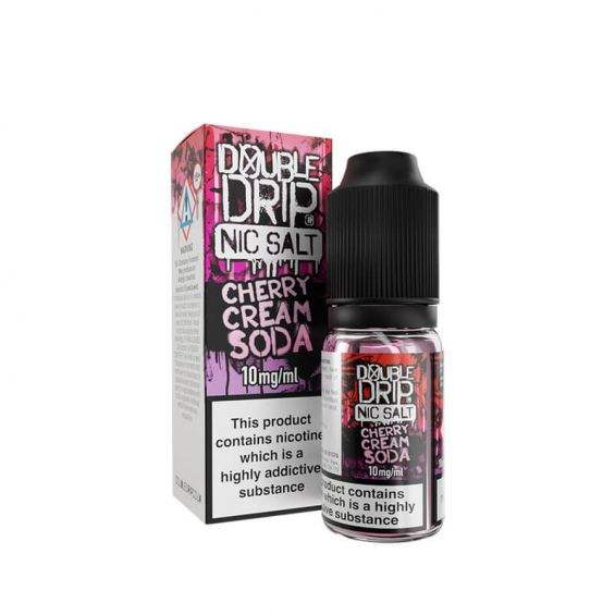 CHERRY CREAM SODA 10ML NIC SALT E-LIQUID BY DOUBLE DRIP