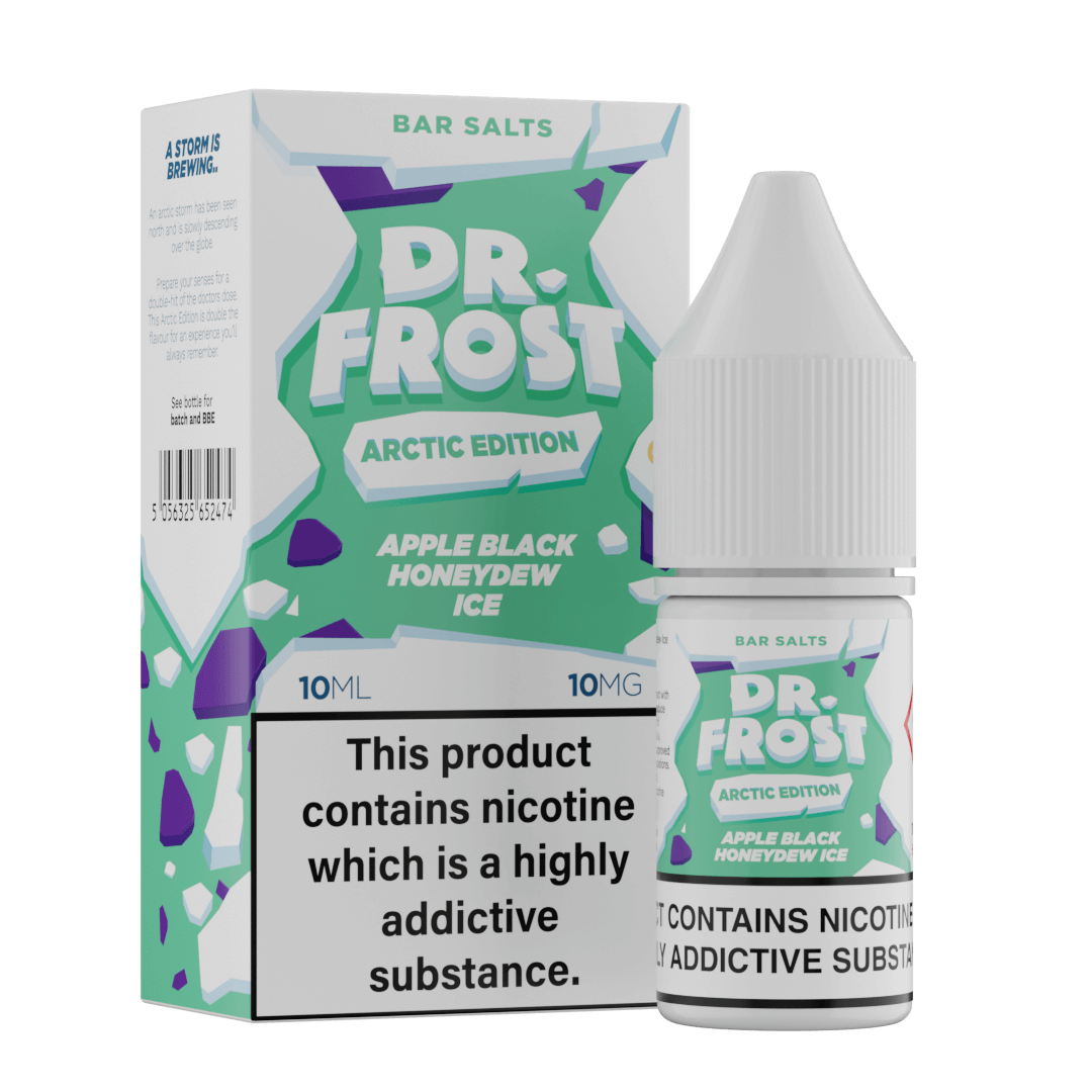 APPLE BLACK HONEYDEW ICE 10ML NIC SALT BY DR FROST - ARCTIC EDITION