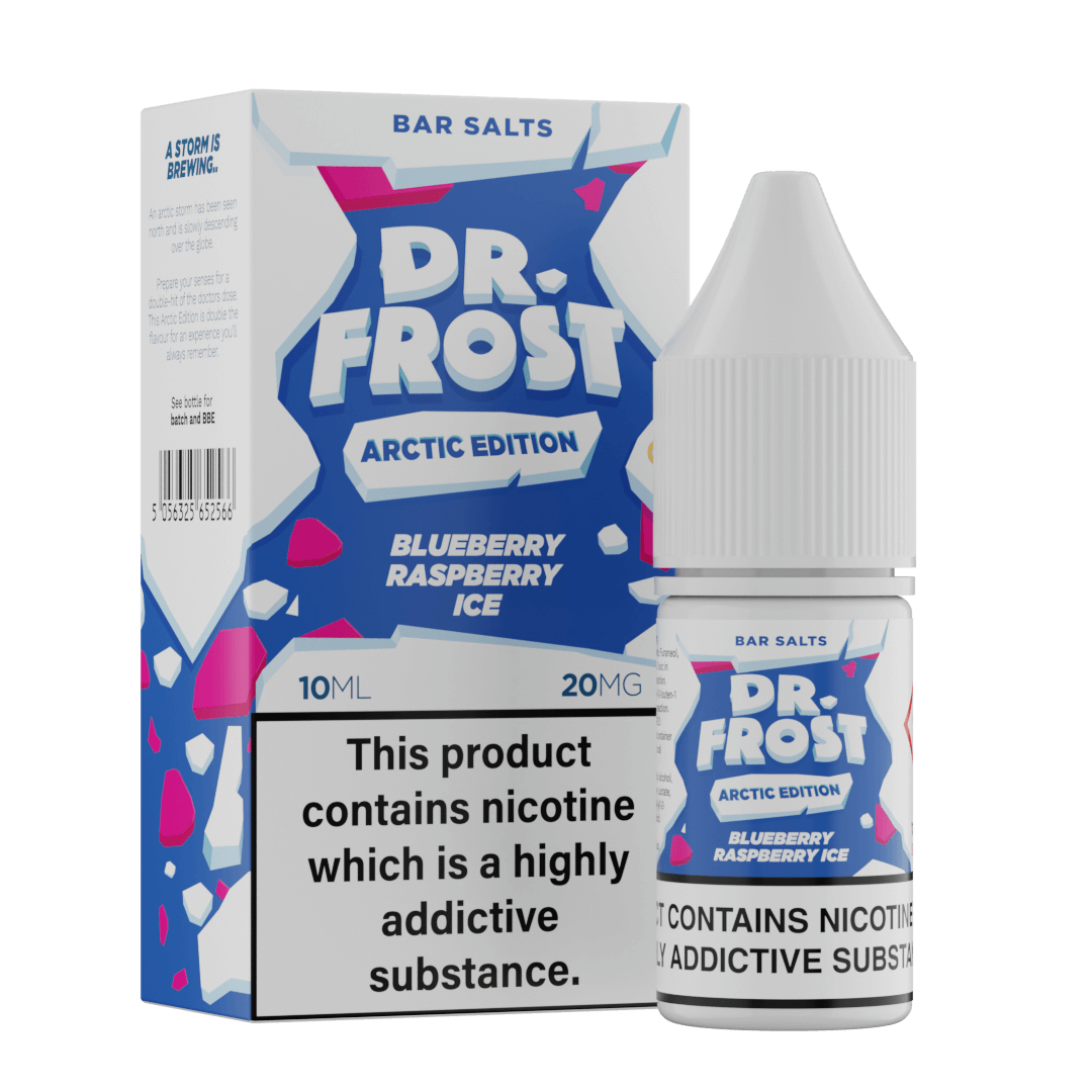 BLUEBERRY RASPBERRY ICE 10ML NIC SALT BY DR FROST - ARCTIC EDITION