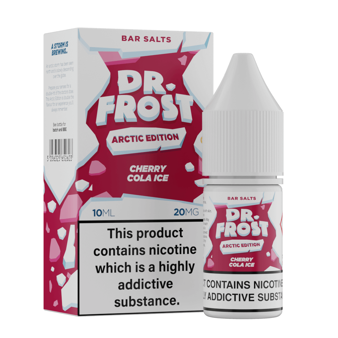 CHERRY COLA ICE 10ML NIC SALT BY DR FROST - ARCTIC EDITION