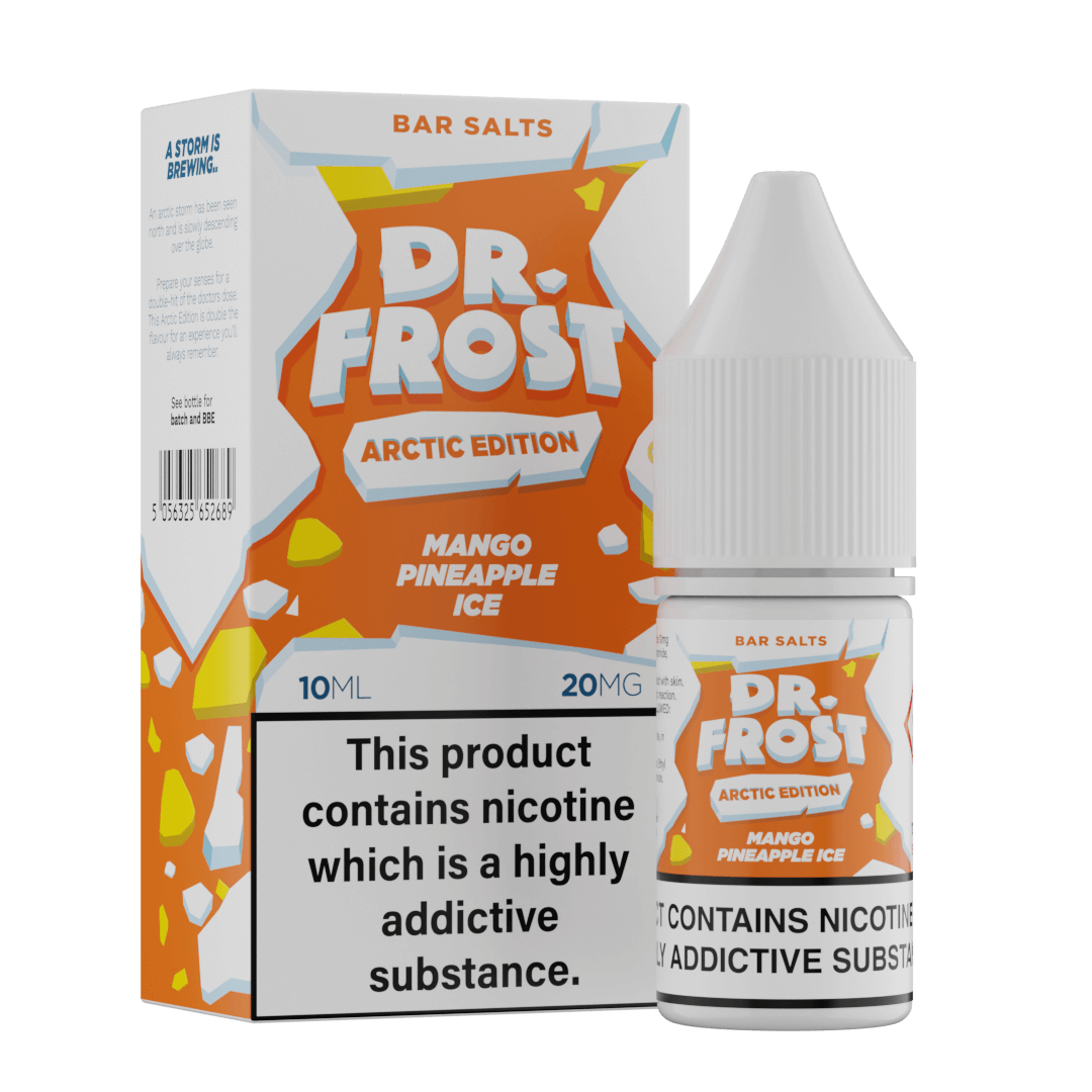 MANGO PINEAPPLE ICE 10ML NIC SALT BY DR FROST - ARCTIC EDITION