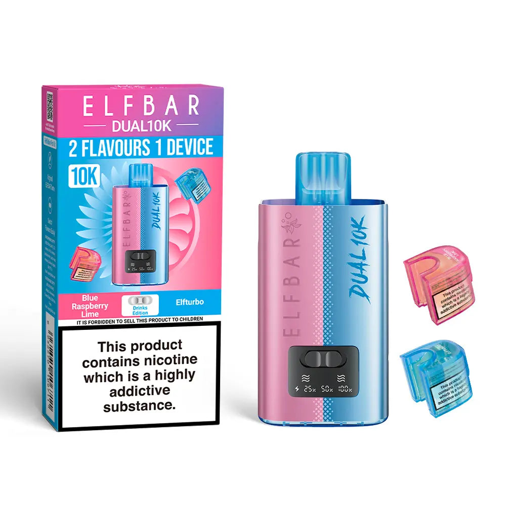 DRINKS EDITION - ELF BAR DUAL 10K DISPOSABLE VAPE - 20MG(2%)